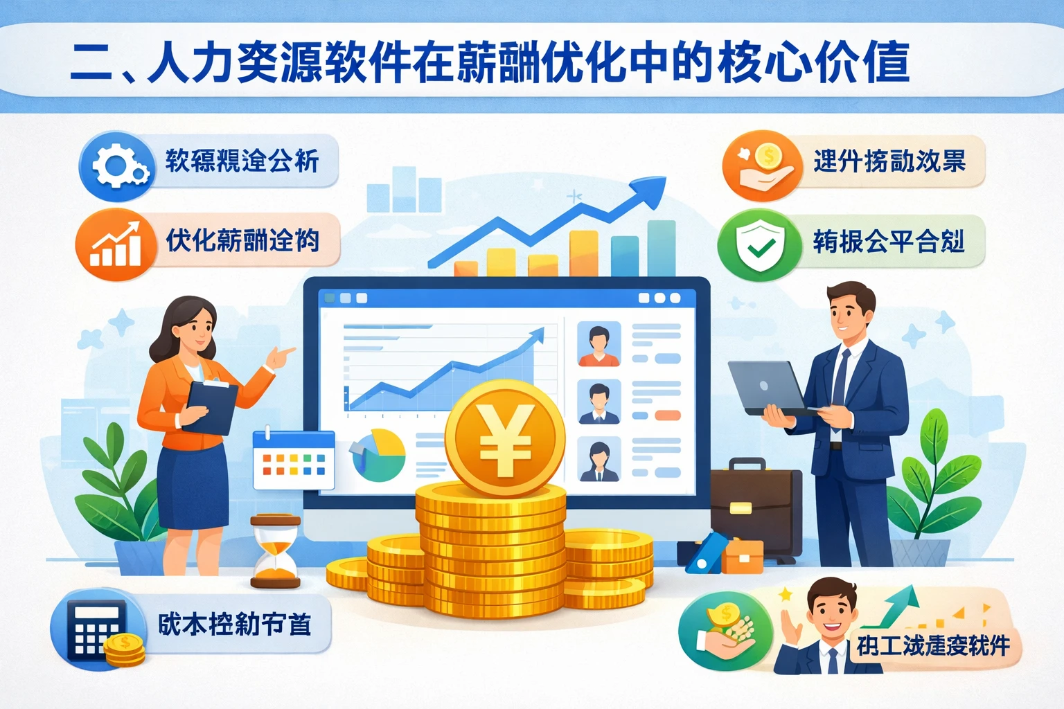 二、人力资源软件在薪酬优化中的核心价值