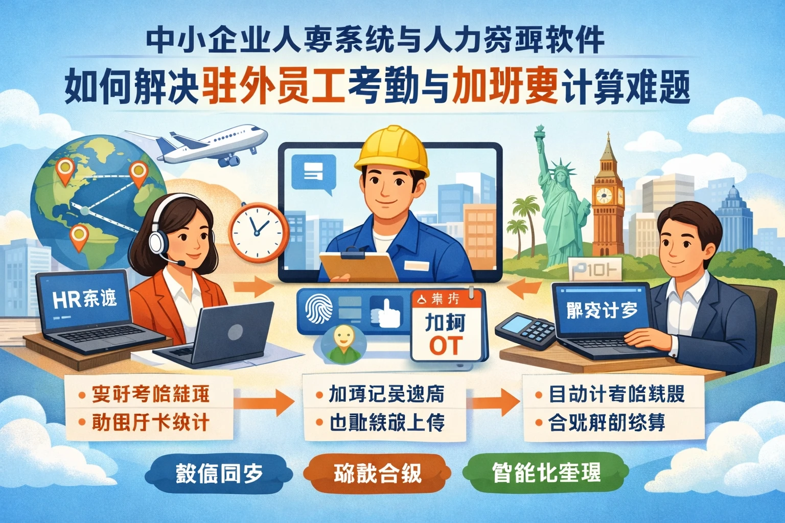 中小企业人事系统与人力资源软件如何解决驻外员工考勤与加班费计算难题
