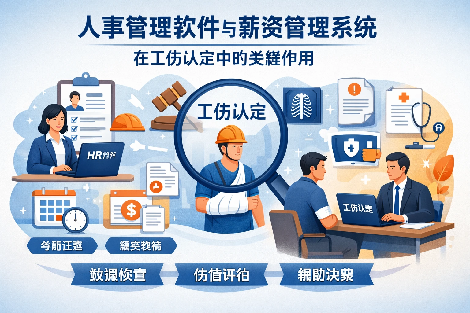 人事管理软件与薪资管理系统在工伤认定中的关键作用