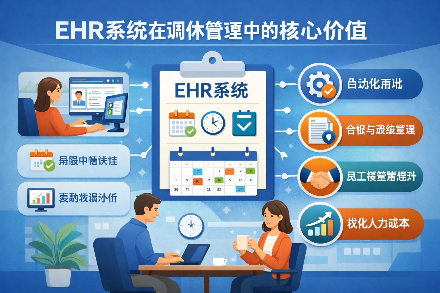 EHR系统在调休管理中的核心价值