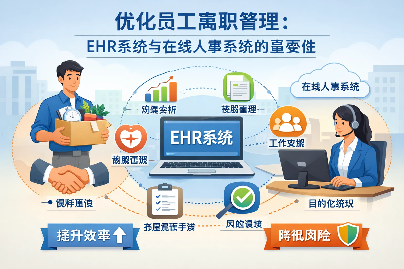优化员工离职管理：EHR系统与在线人事系统的重要性