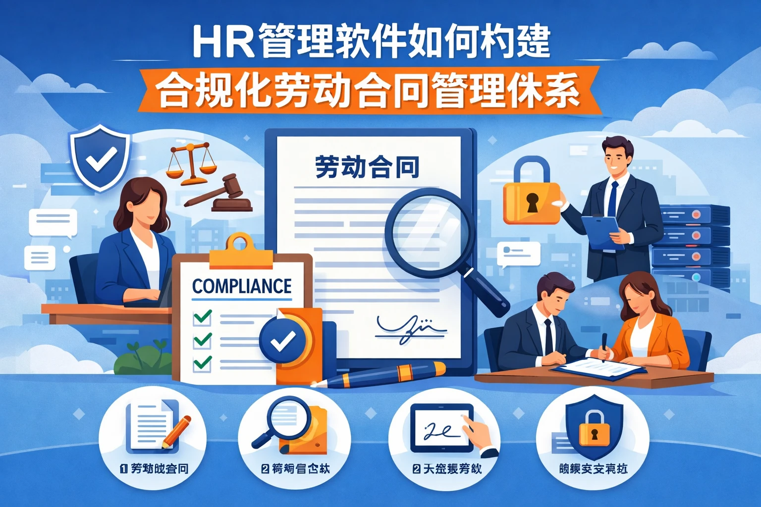 HR管理软件如何构建合规化劳动合同管理体系