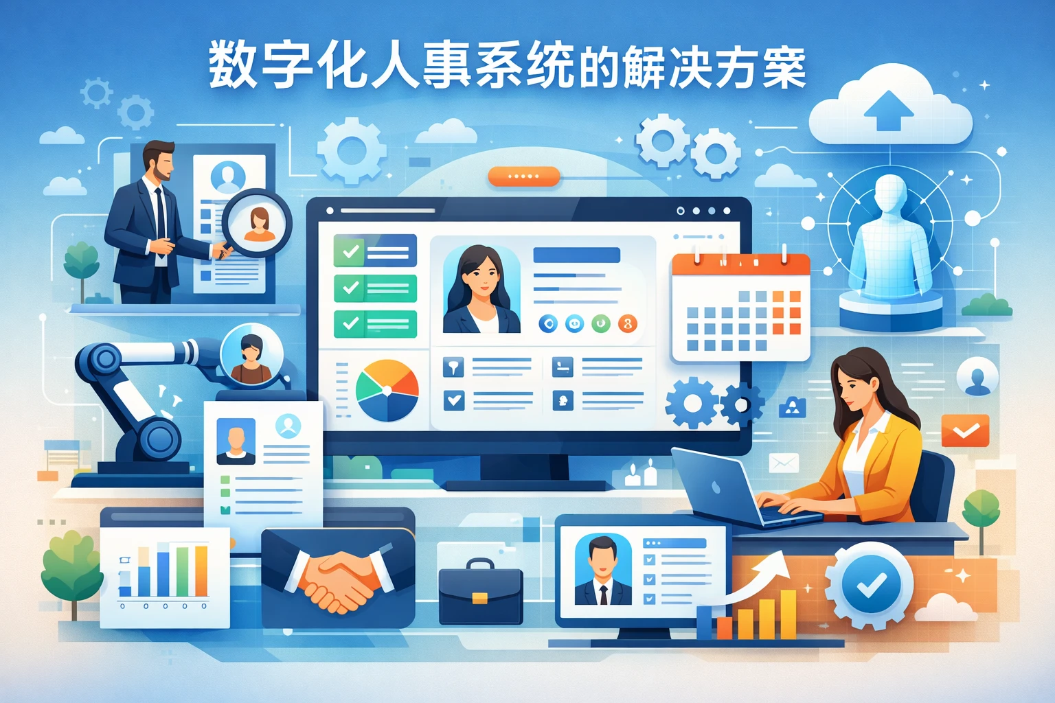 数字化人事系统的解决方案