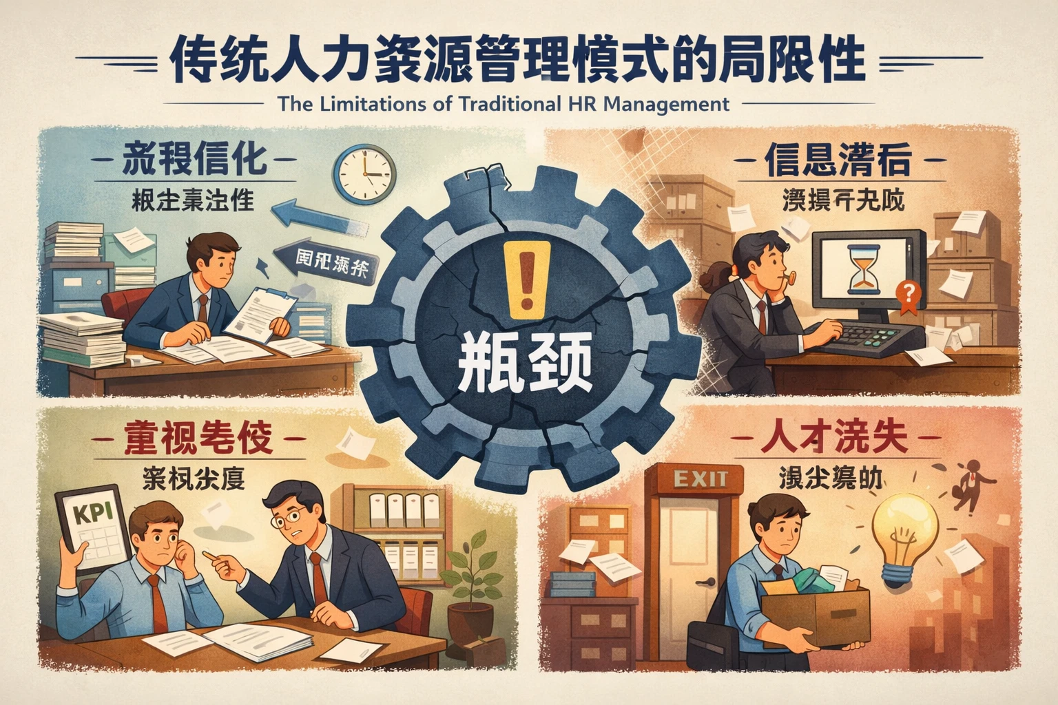 传统人力资源管理模式的局限性