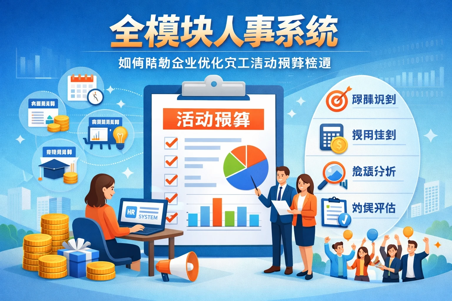 全模块人事系统如何帮助企业优化员工活动预算管理