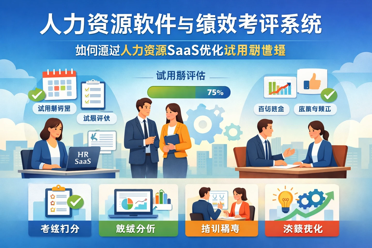 人力资源软件与绩效考评系统:如何通过人力资源SaaS优化试用期管理
