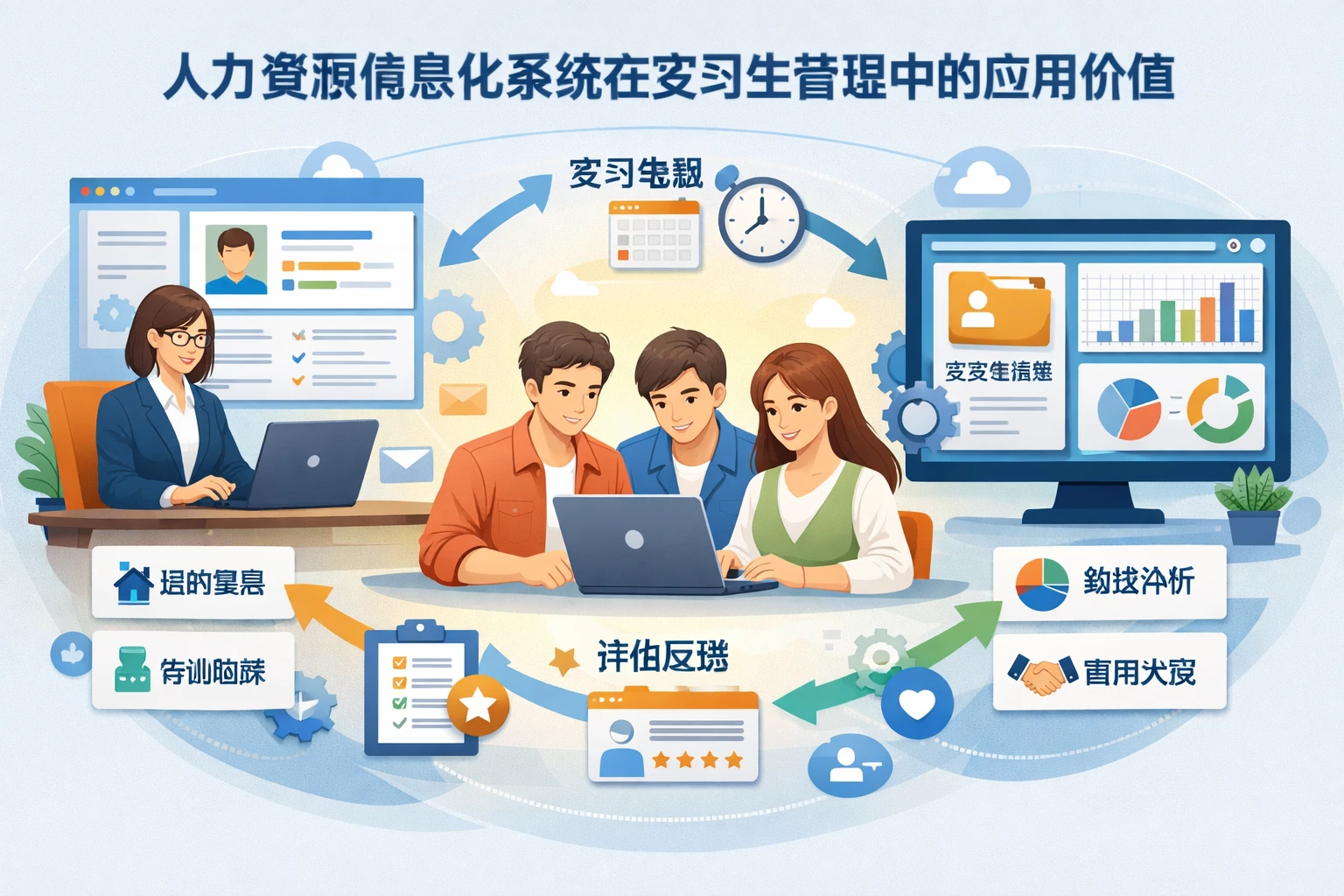 人力资源信息化系统在实习生管理中的应用价值