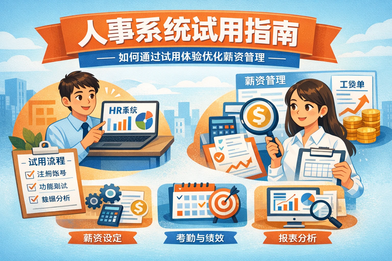 人事系统试用指南：如何通过试用体验优化薪资管理