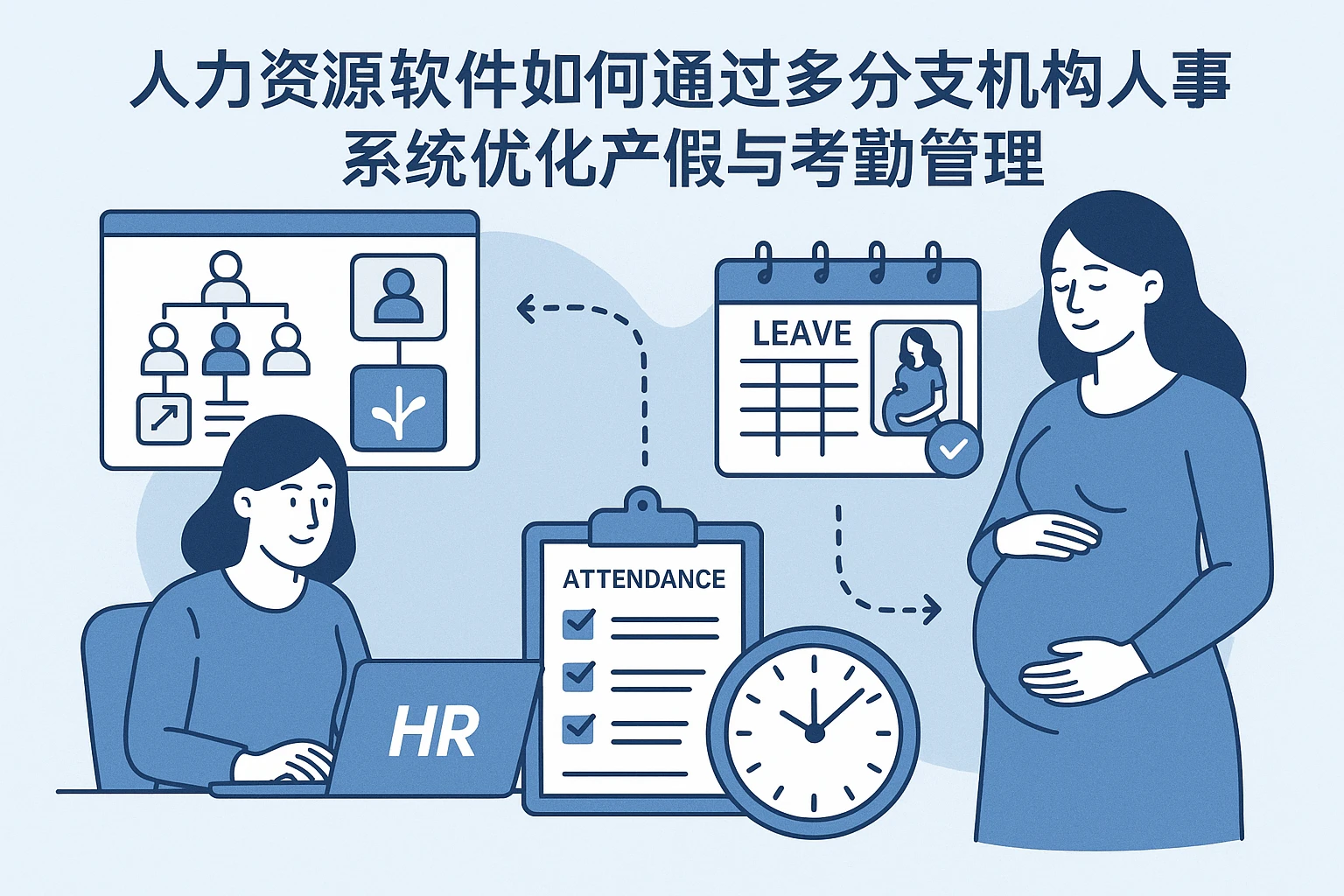 人力资源软件如何通过多分支机构人事系统优化产假与考勤管理