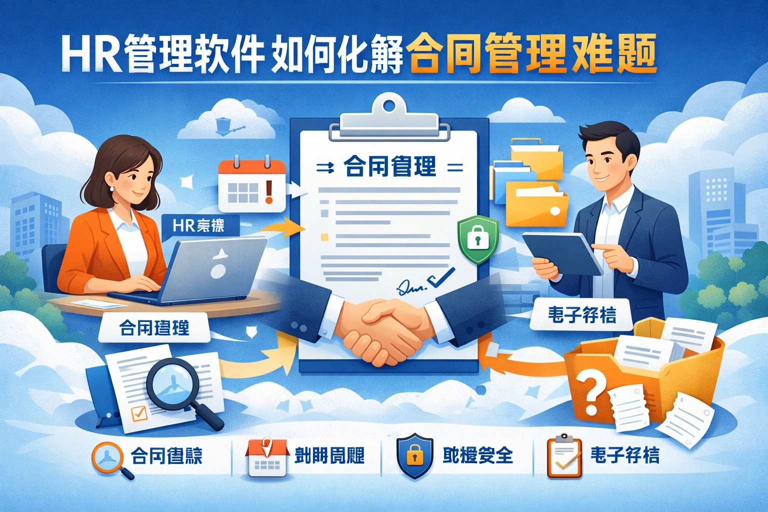 HR管理软件如何化解合同管理难题