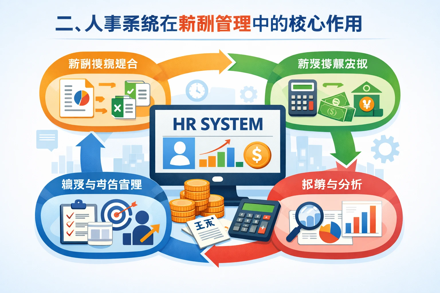 二、人事系统在薪酬管理中的核心作用