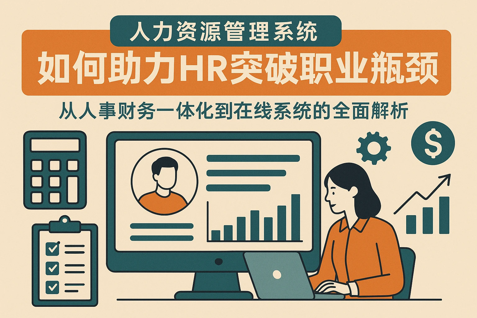 人力资源管理系统如何助力HR突破职业瓶颈：从人事财务一体化到在线系统的全面解析