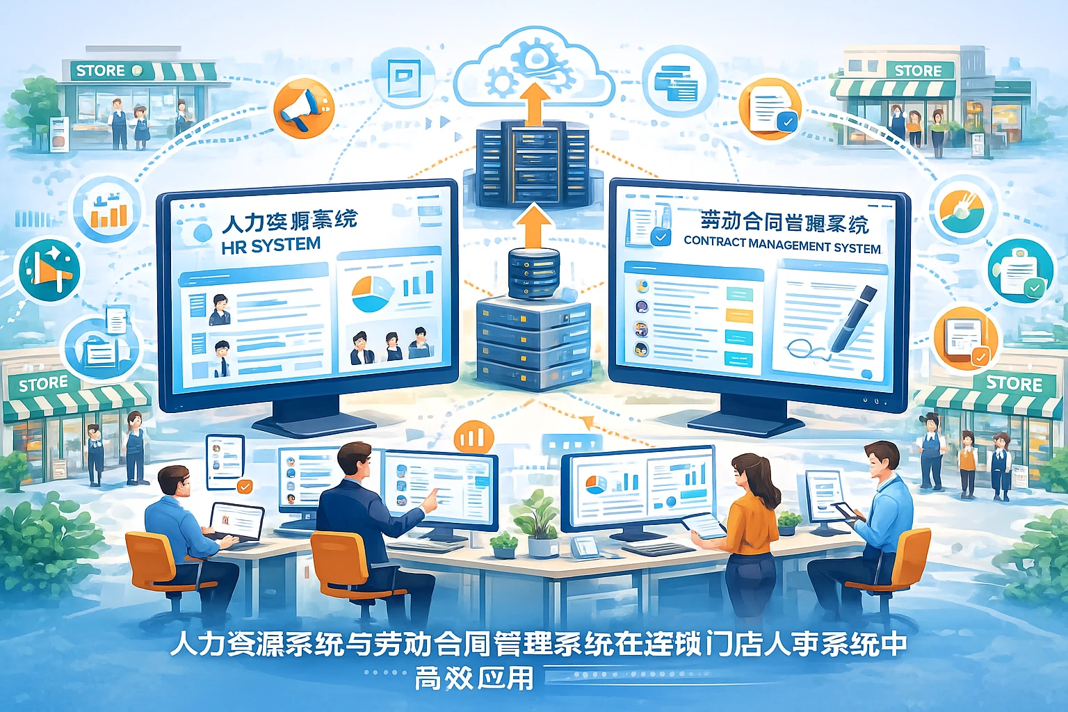 人力资源系统与劳动合同管理系统在连锁门店人事系统中的高效应用