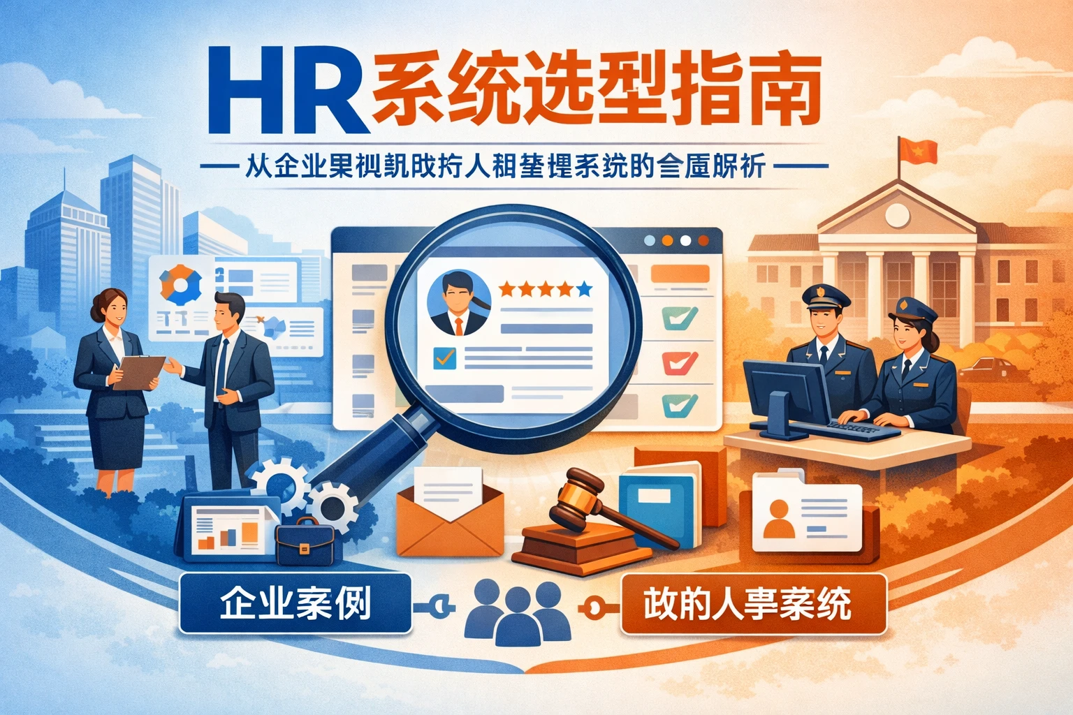HR系统选型指南:从企业案例到政府人事管理系统的全面解析