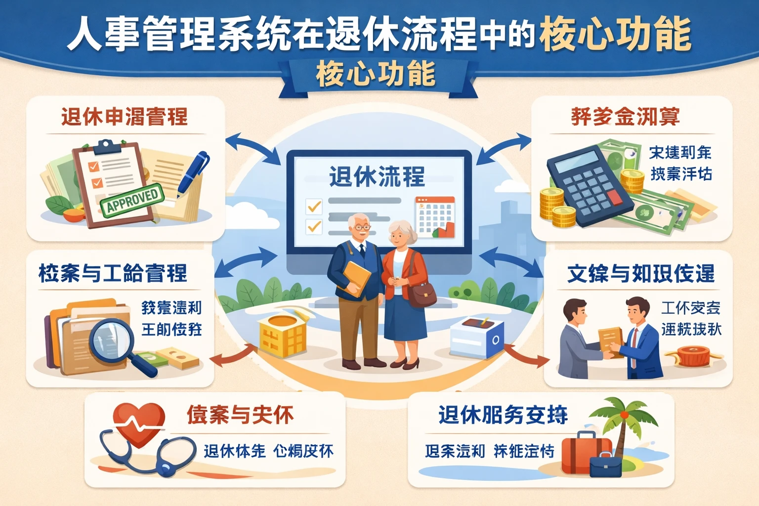 人事管理系统在退休流程中的核心功能