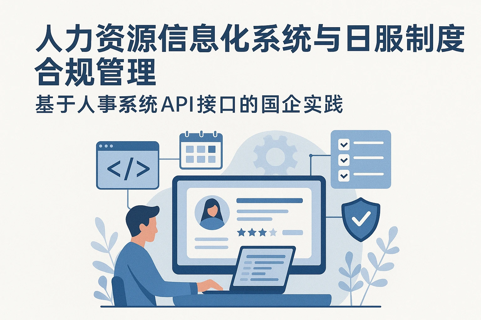 人力资源信息化系统与日报制度合规管理——基于人事系统API接口的国企实践