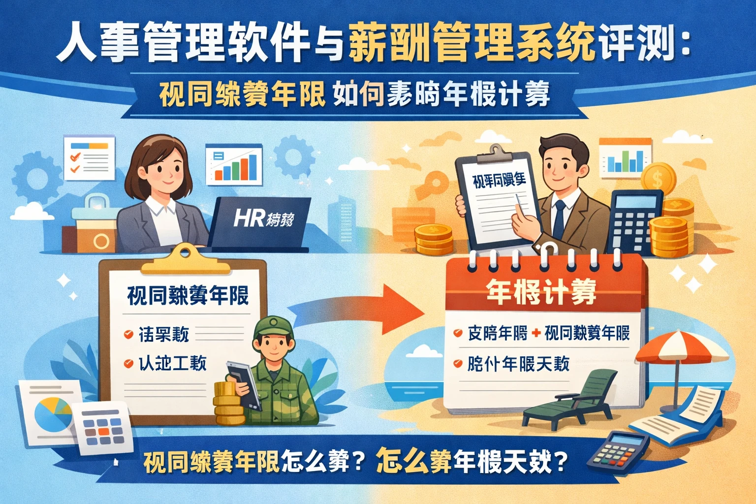 人事管理软件与薪酬管理系统评测：视同缴费年限如何影响年假计算