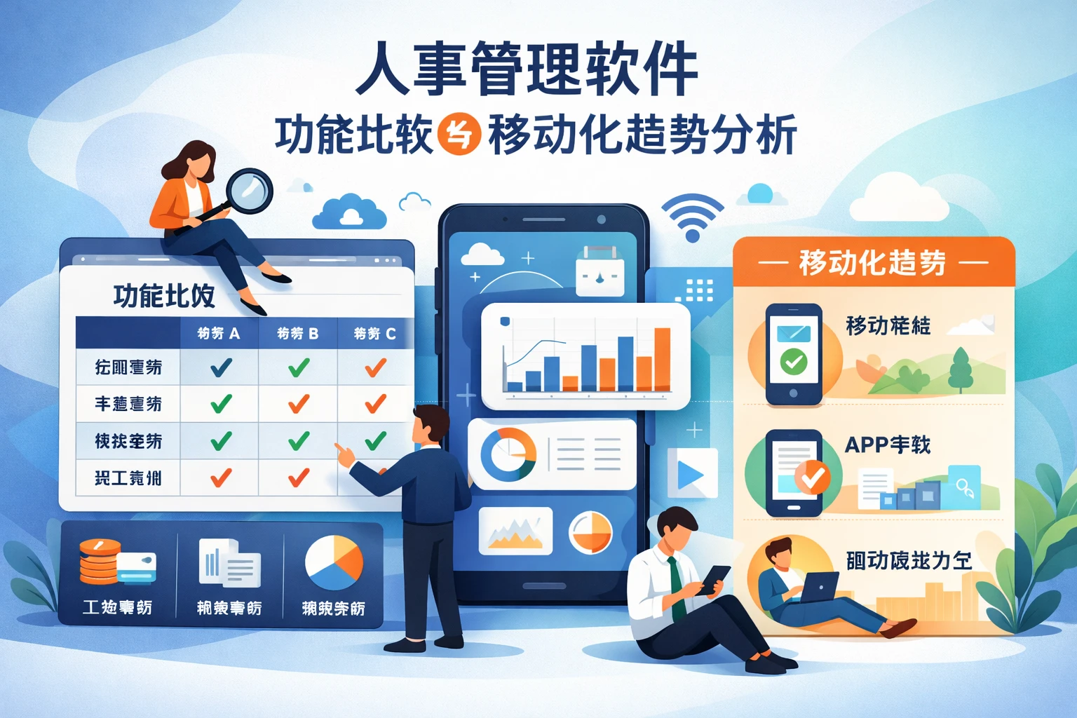 现代人事管理软件的功能比较与移动化趋势分析