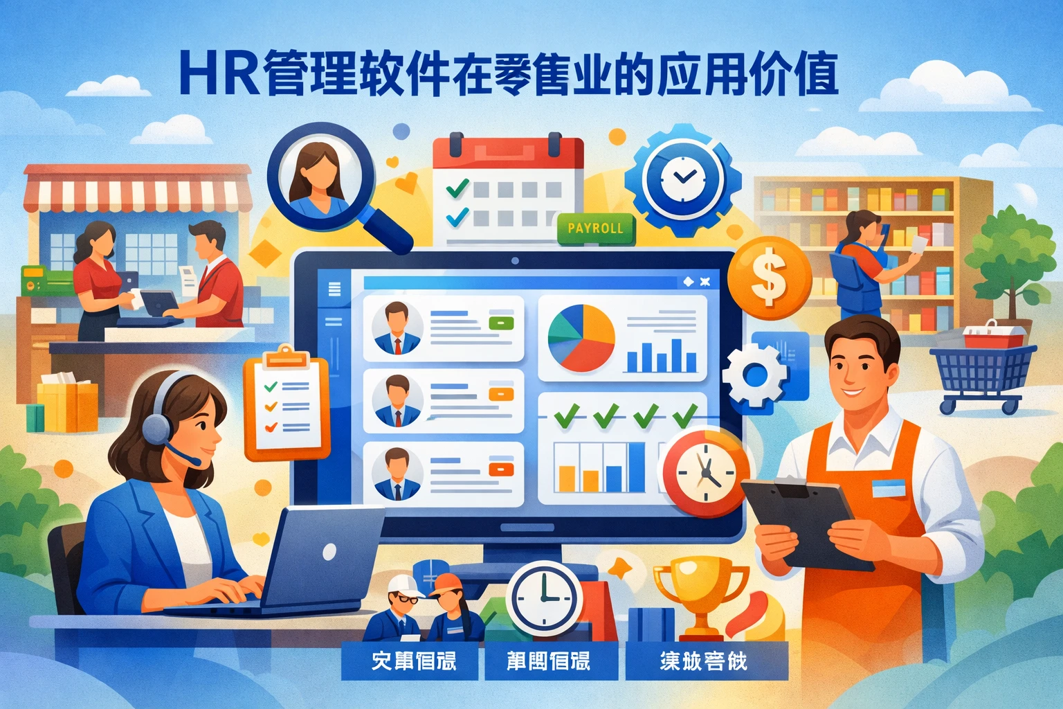 HR管理软件在零售业的应用价值