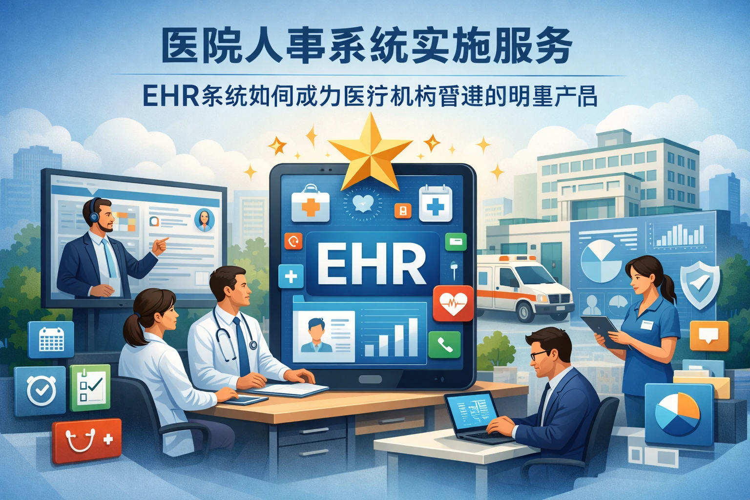 医院人事系统实施服务：EHR系统如何成为医疗机构管理的明星产品