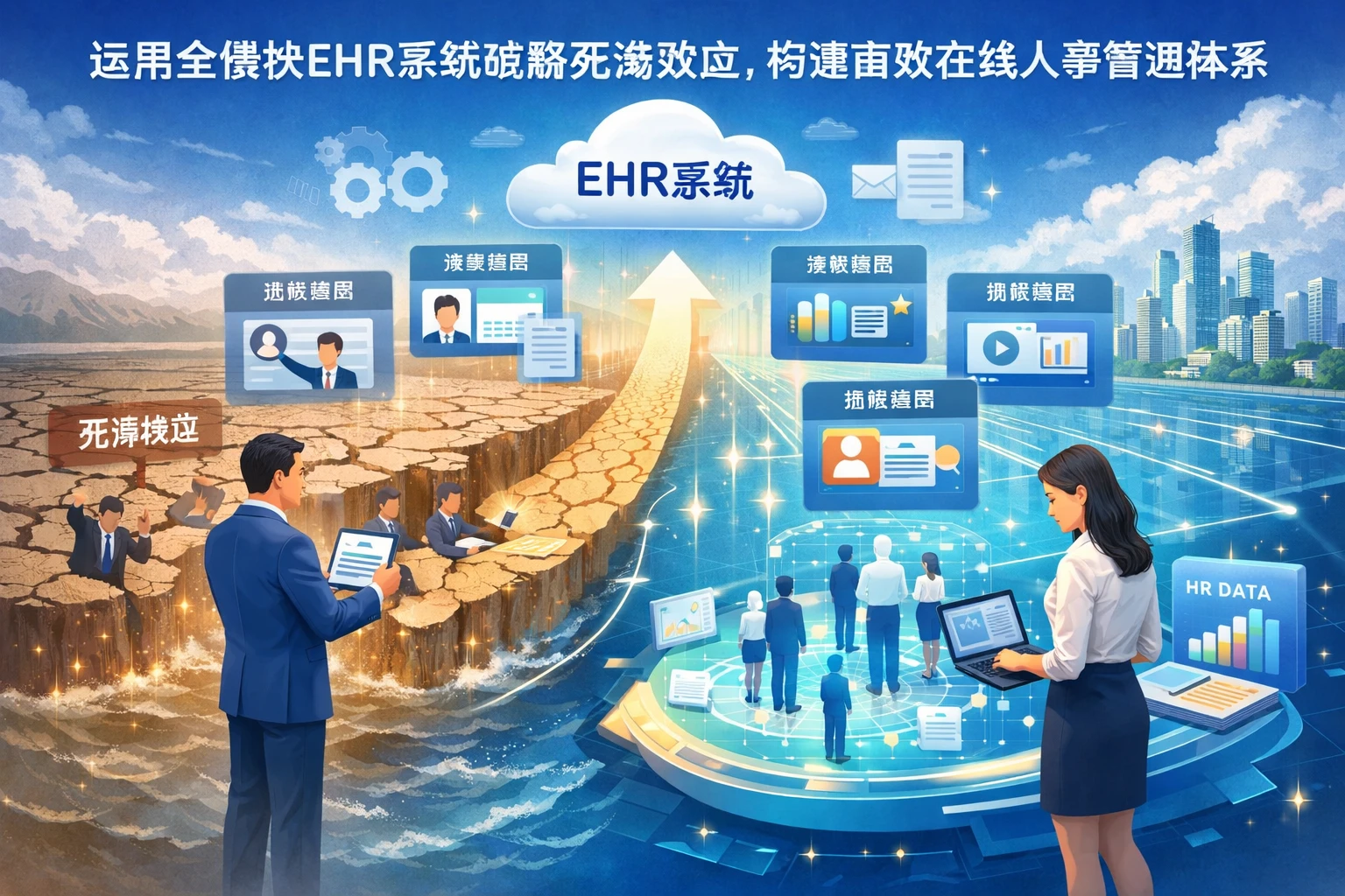 运用全模块EHR系统破解死海效应，构建高效在线人事管理体系