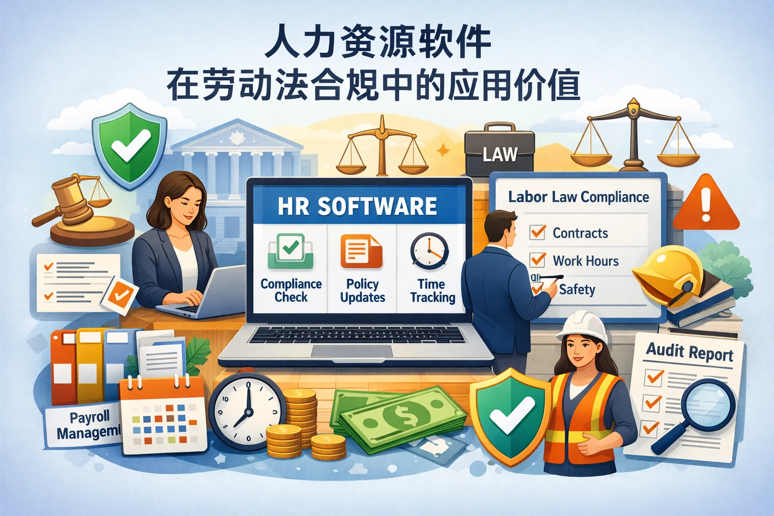 人力资源软件在劳动法合规中的应用价值