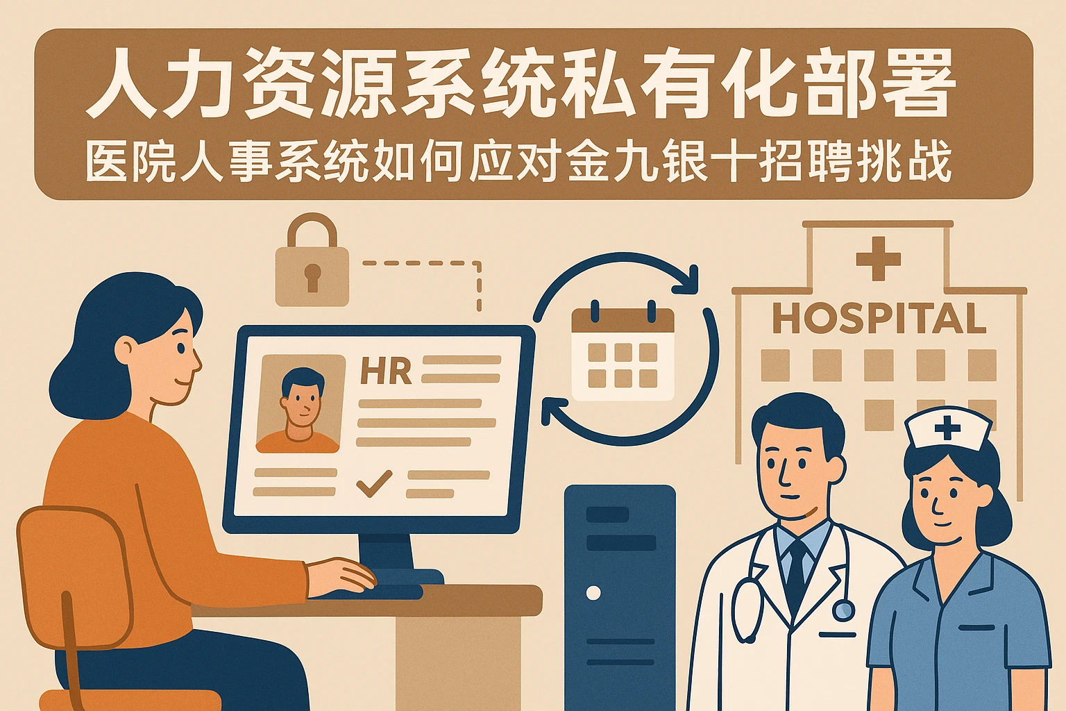 人力资源系统私有化部署：医院人事系统如何应对金九银十招聘挑战