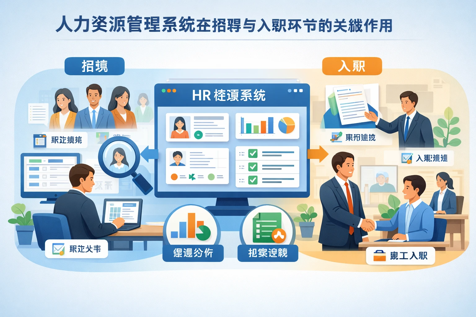 人力资源管理系统在招聘与入职环节的关键作用