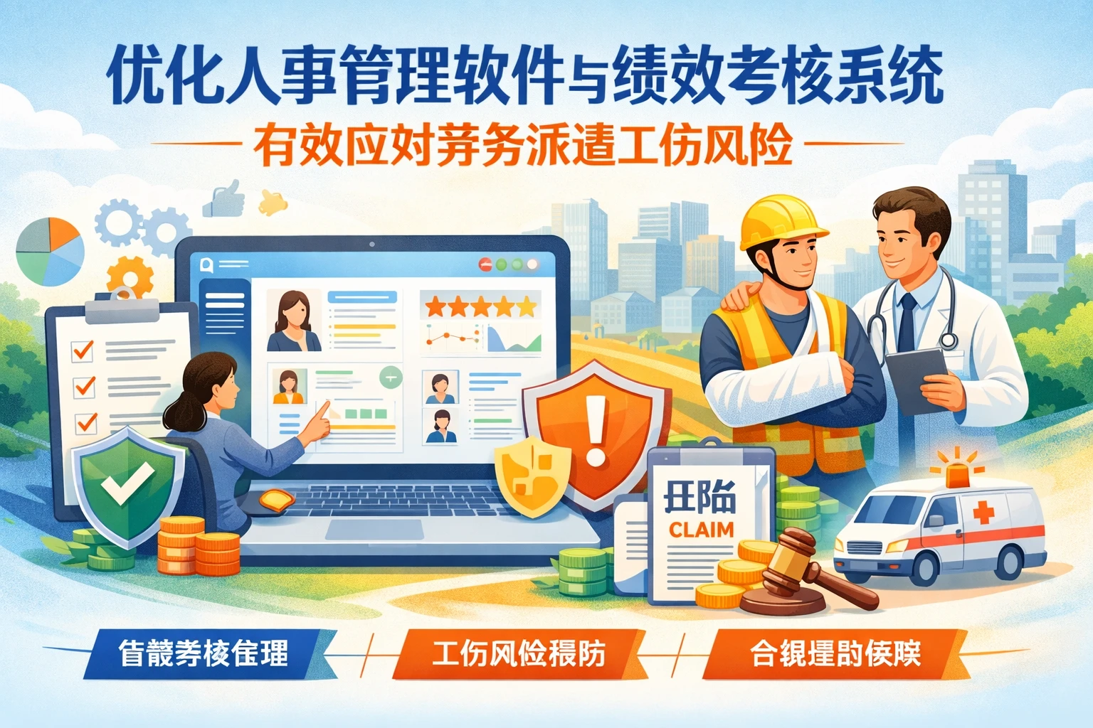 优化人事管理软件与绩效考核系统，有效应对劳务派遣工伤风险