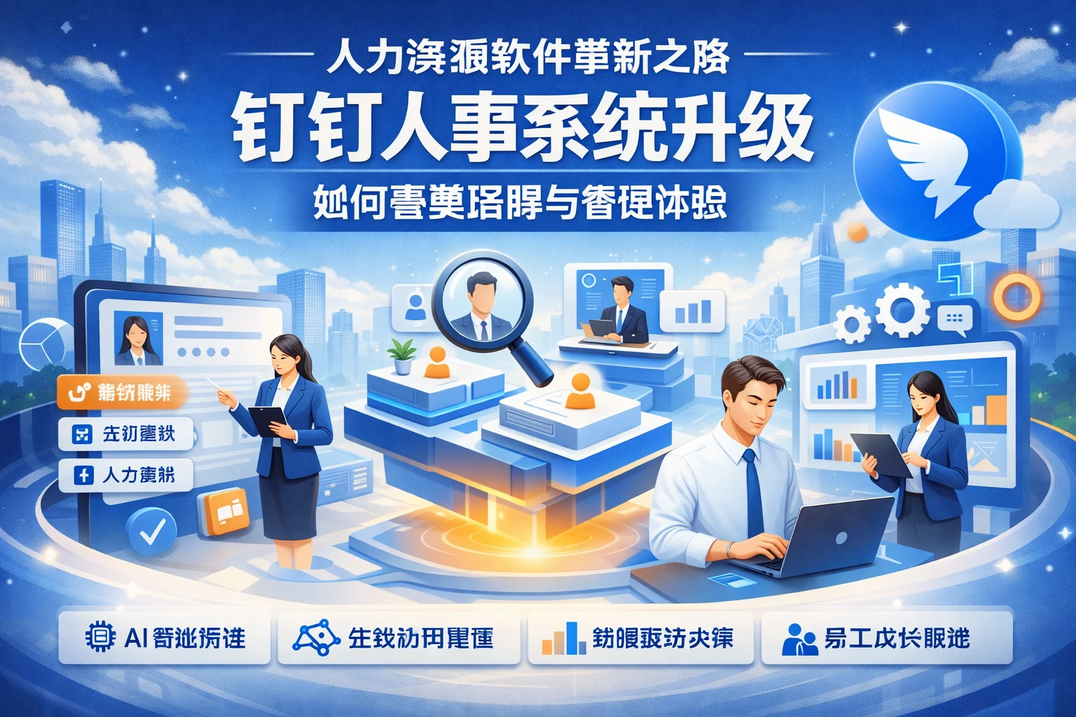 人力资源软件革新之路：钉钉人事系统升级如何重塑招聘与管理体验