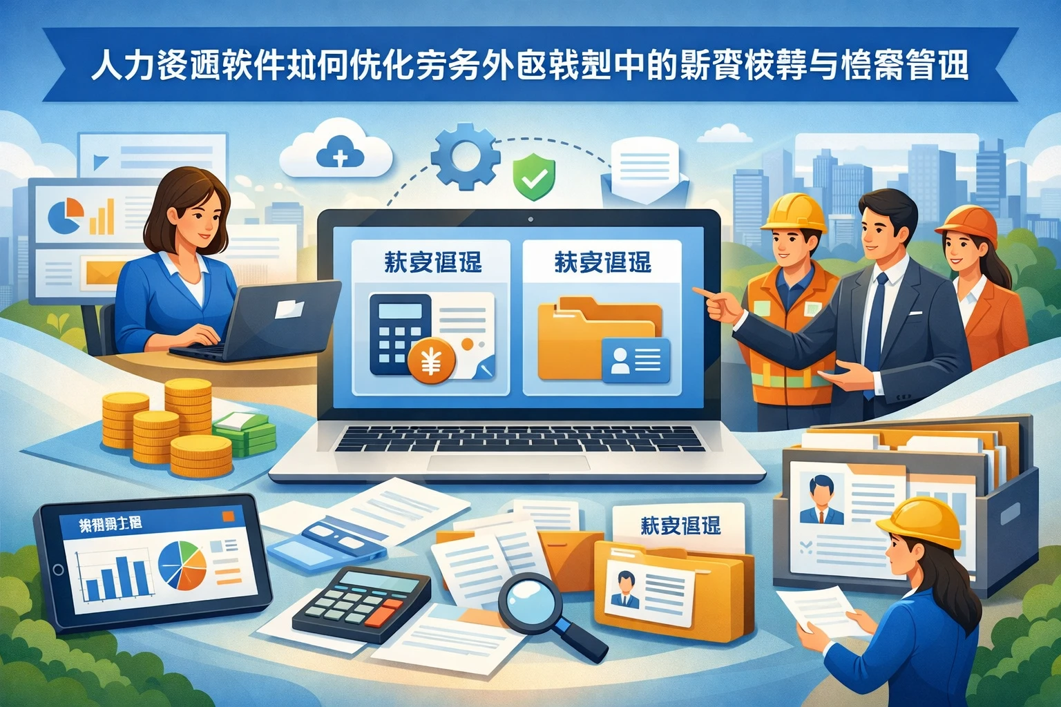 人力资源软件如何优化劳务外包转型中的薪资核算与档案管理