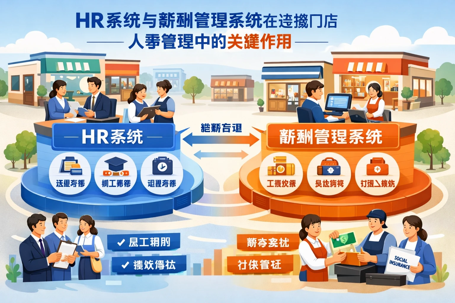 HR系统与薪酬管理系统在连锁门店人事管理中的关键作用