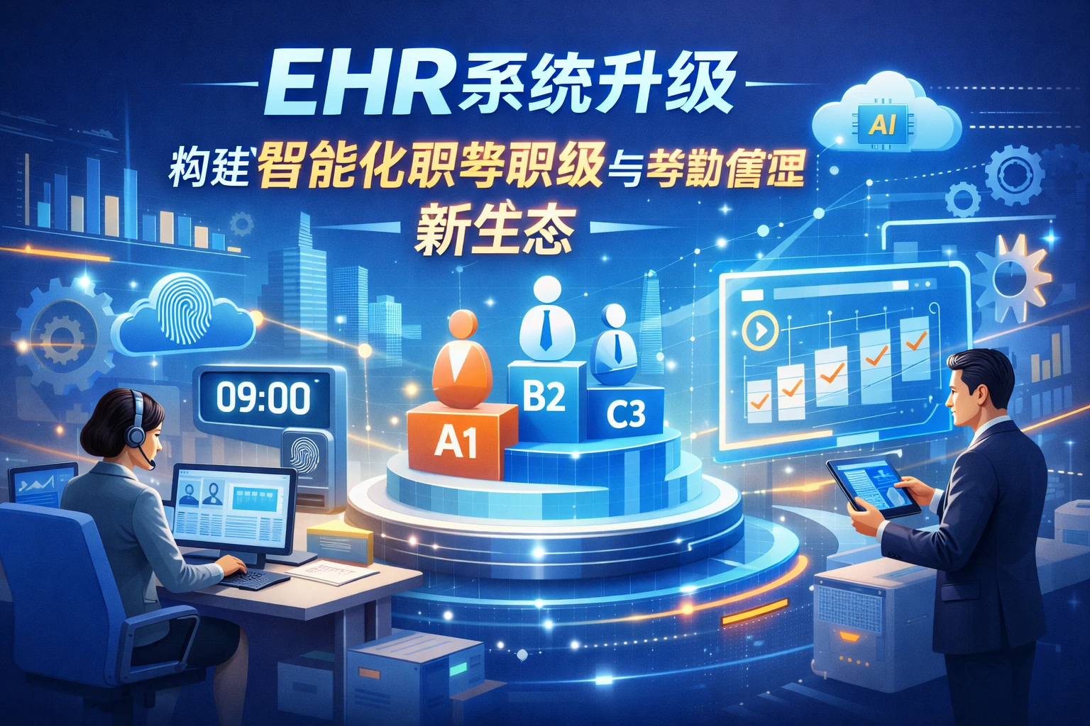 EHR系统升级：构建智能化职等职级与考勤管理新生态