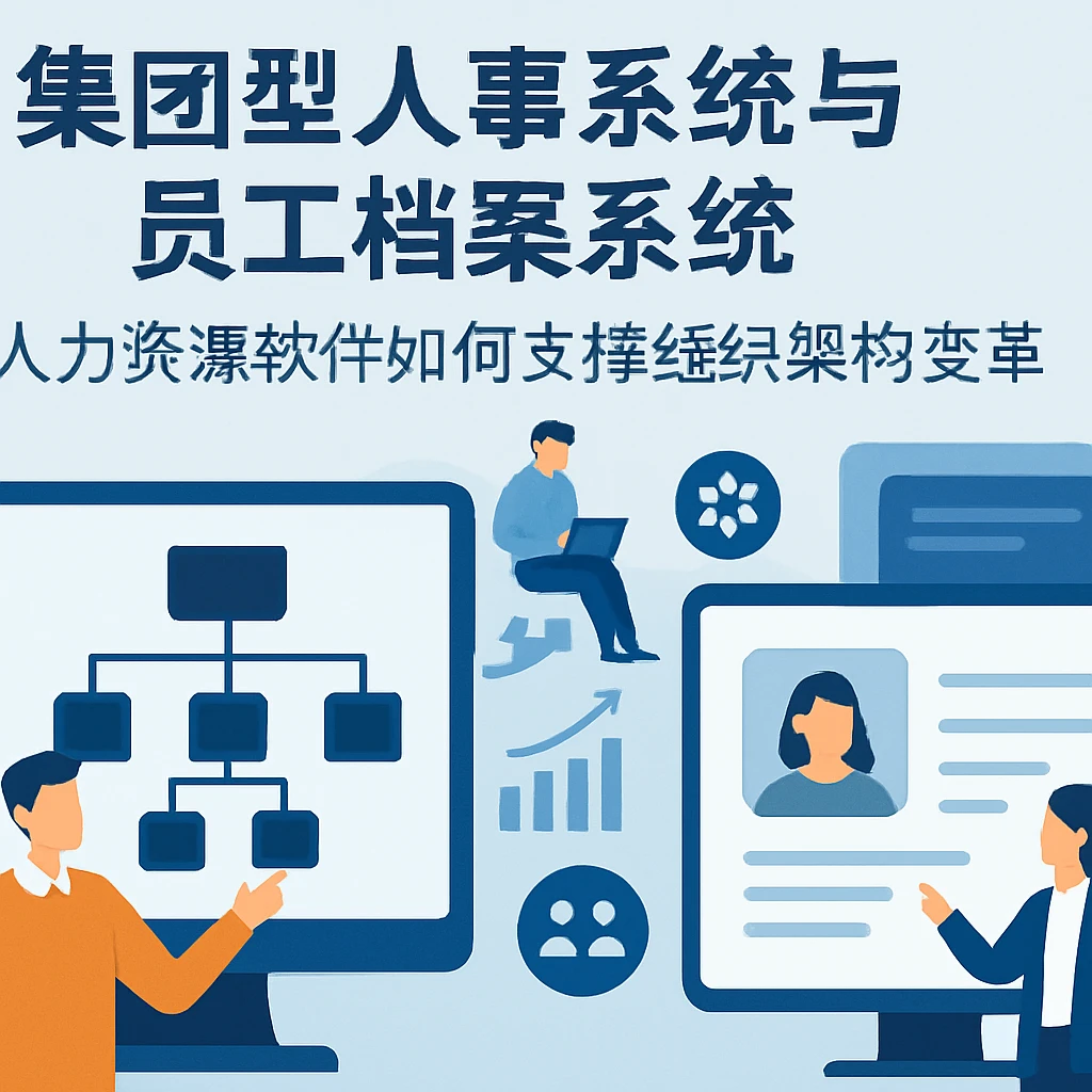 集团型人事系统与员工档案系统:人力资源软件如何支撑组织架构变革