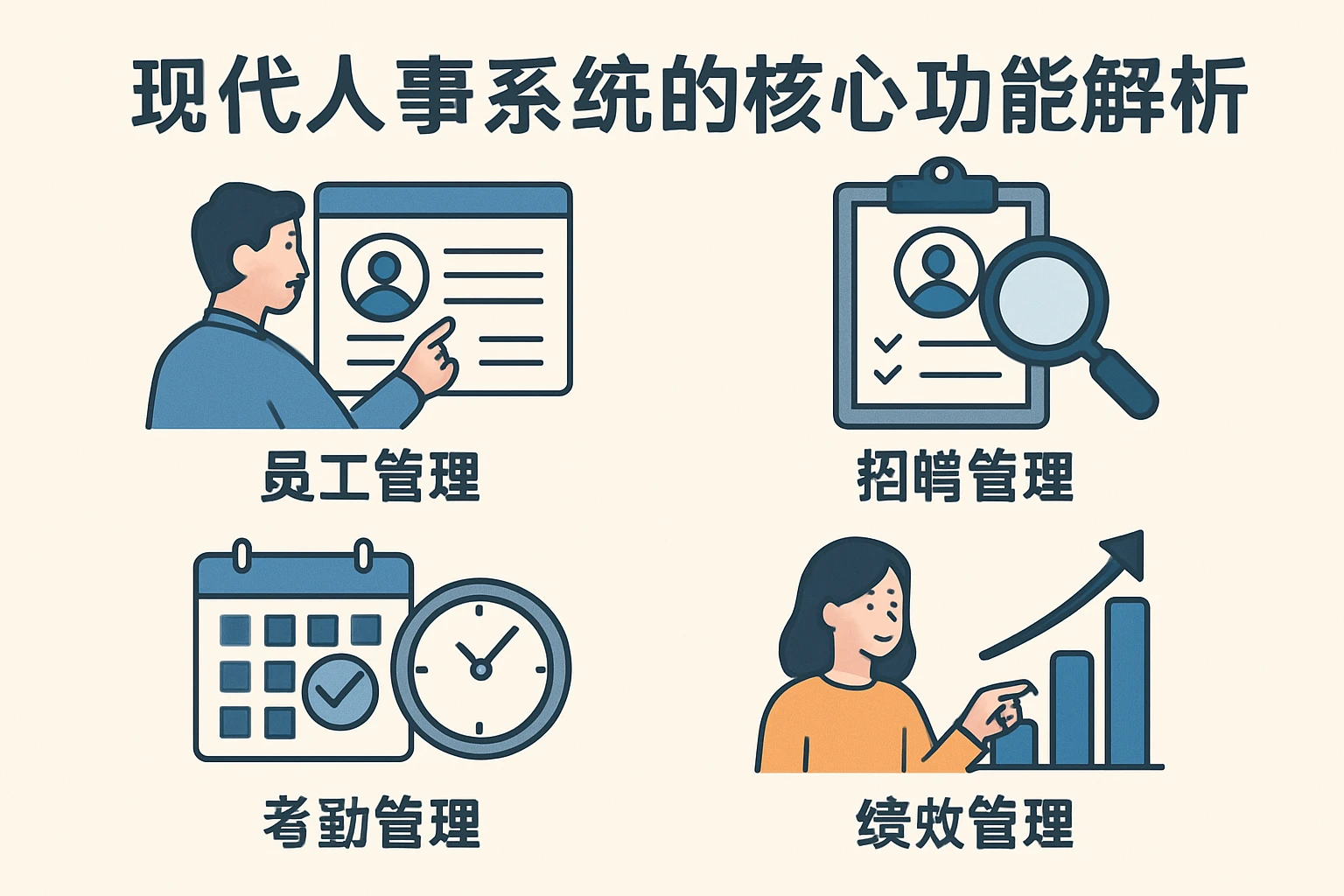 现代人事系统的核心功能解析