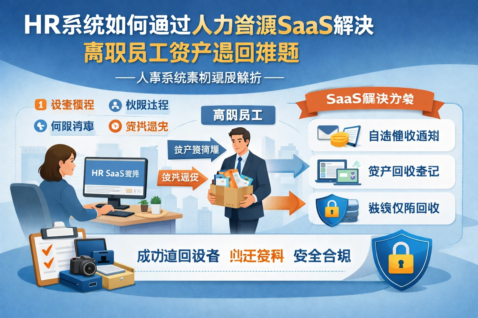 HR系统如何通过人力资源SaaS解决离职员工资产追回难题——人事系统案例深度解析
