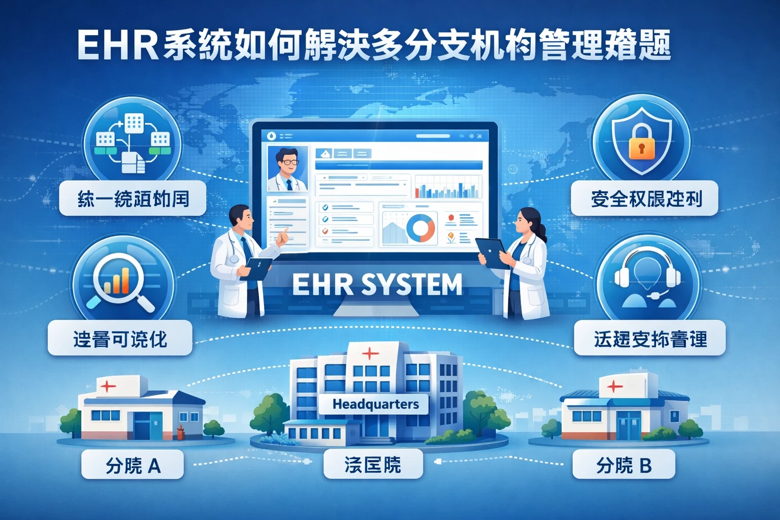 EHR系统如何解决多分支机构管理难题