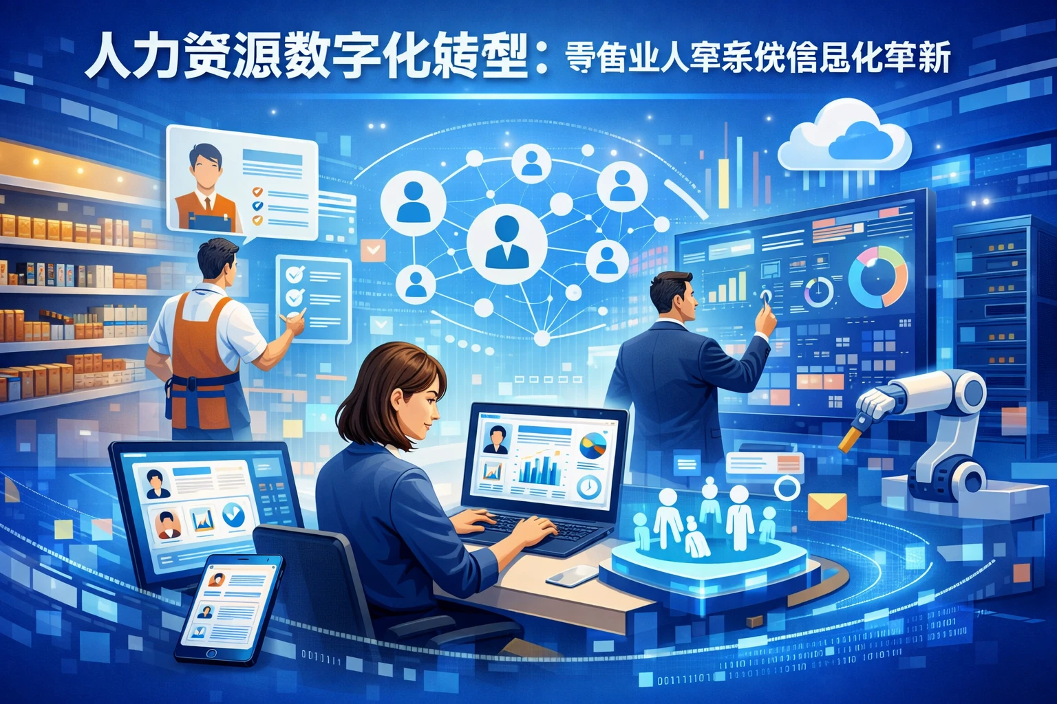 人力资源数字化转型：零售业人事系统的信息化革新