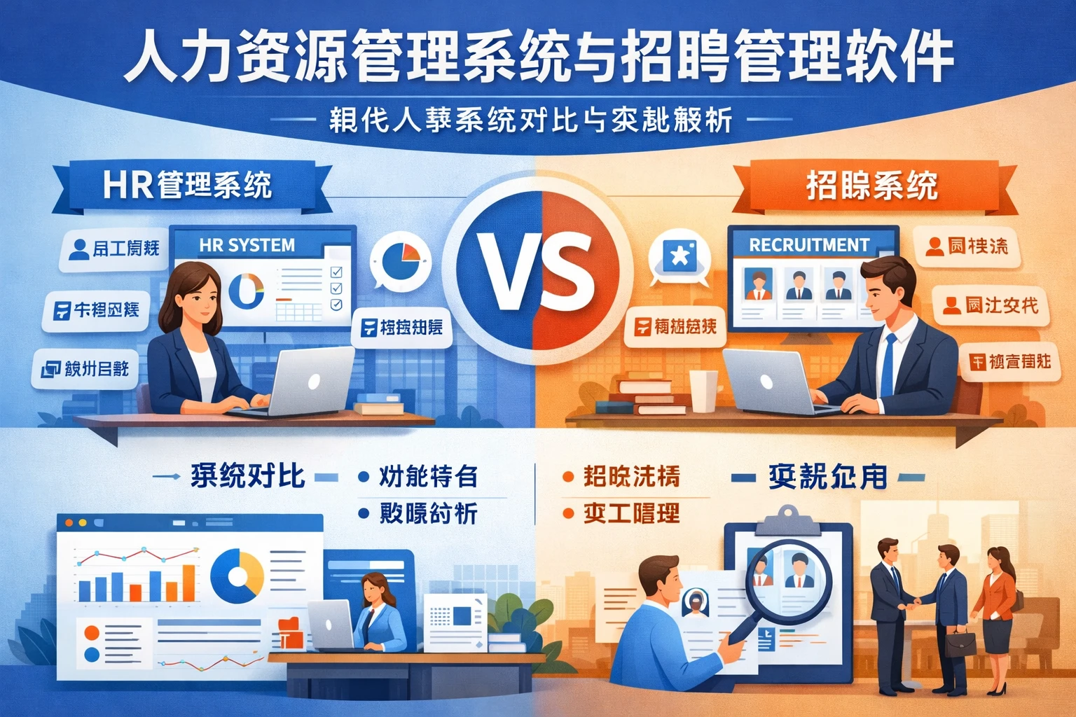 人力资源管理系统与招聘管理软件：现代人事系统对比与实战解析
