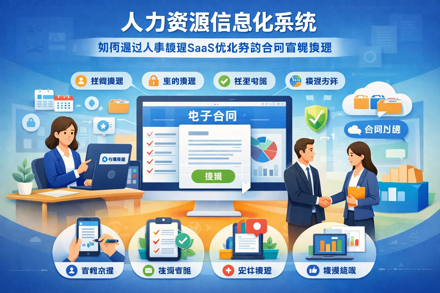 人力资源信息化系统如何通过人事管理SaaS优化劳动合同管理流程