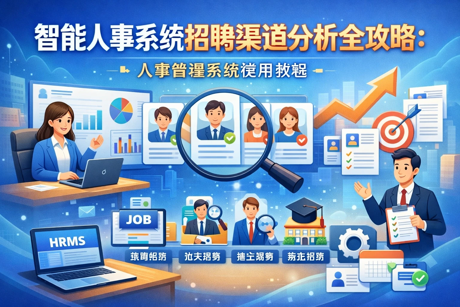 智能人事系统招聘渠道分析全攻略:人事管理系统使用教程