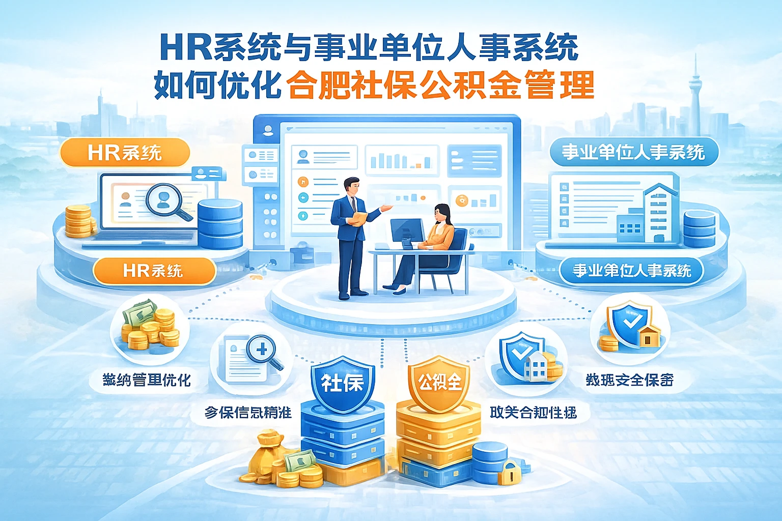 HR系统与事业单位人事系统如何优化合肥社保公积金管理