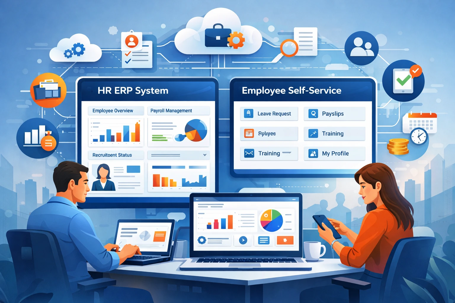 现代化人力资源软件：集成人事ERP系统与员工自助系统的全面解决方案