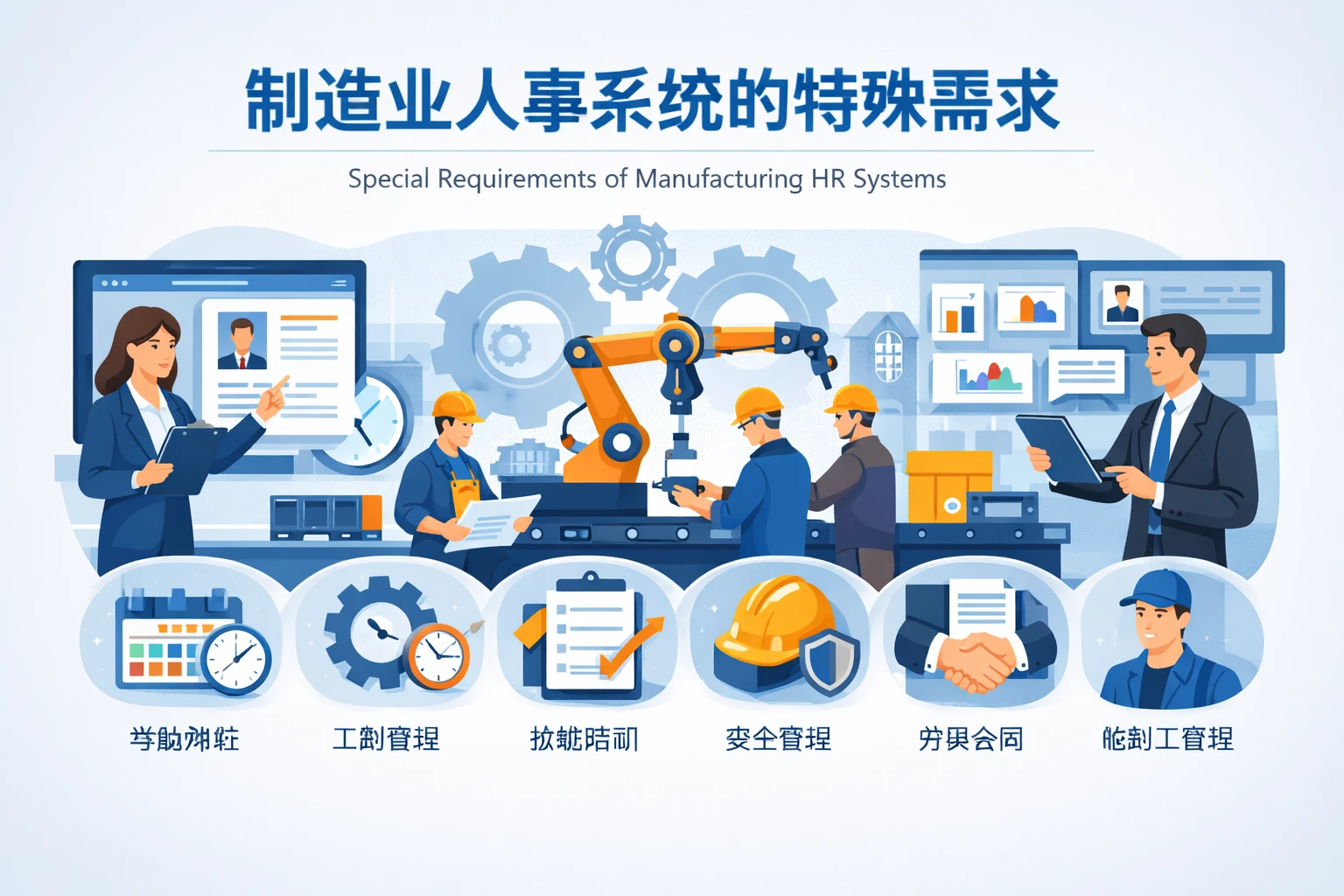 制造业人事系统的特殊需求