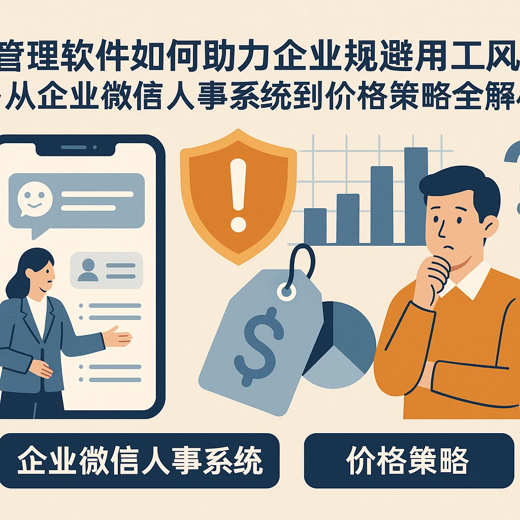 HR管理软件如何助力企业规避用工风险——从企业微信人事系统到价格策略全解析