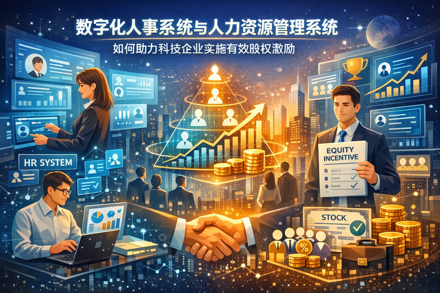 数字化人事系统与人力资源管理系统如何助力科技企业实施有效股权激励