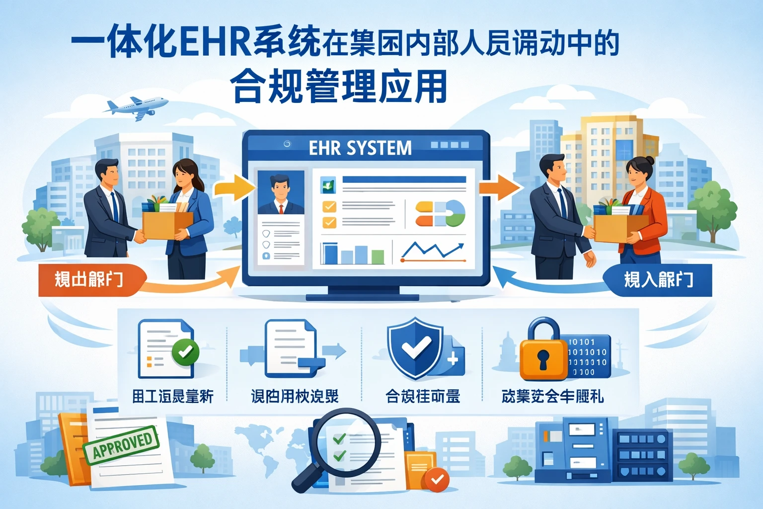 一体化EHR系统在集团内部人员调动中的合规管理应用