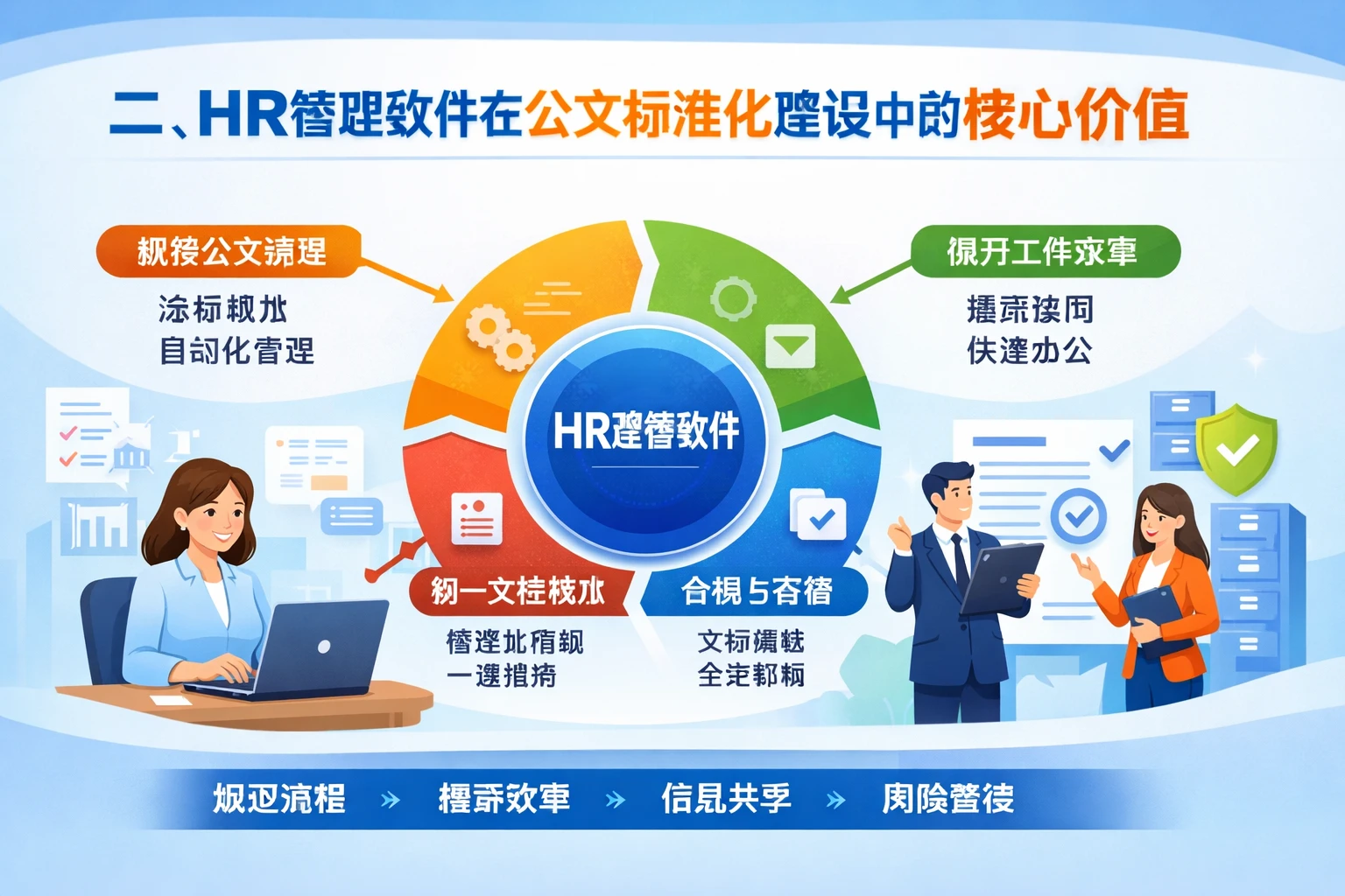 二、HR管理软件在公文标准化建设中的核心价值