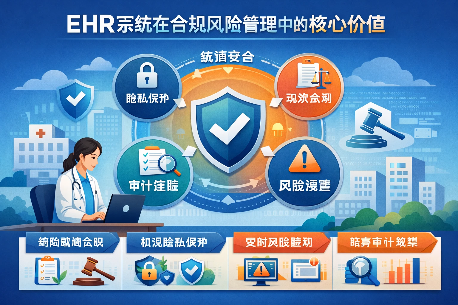 ehr系统在合规风险管理中的核心价值