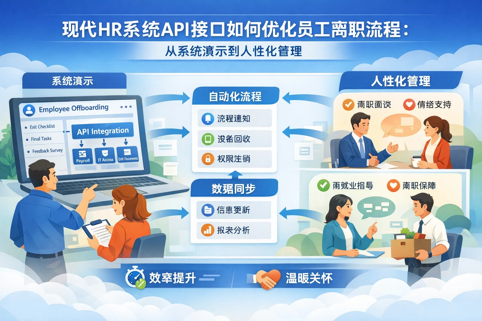 现代HR系统API接口如何优化员工离职流程：从系统演示到人性化管理